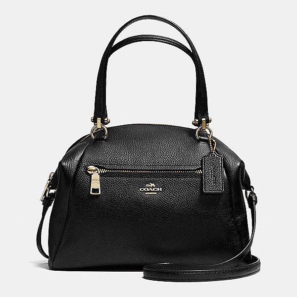 Luxury Handbags Coach Prairie Satchel In Pebble Leather